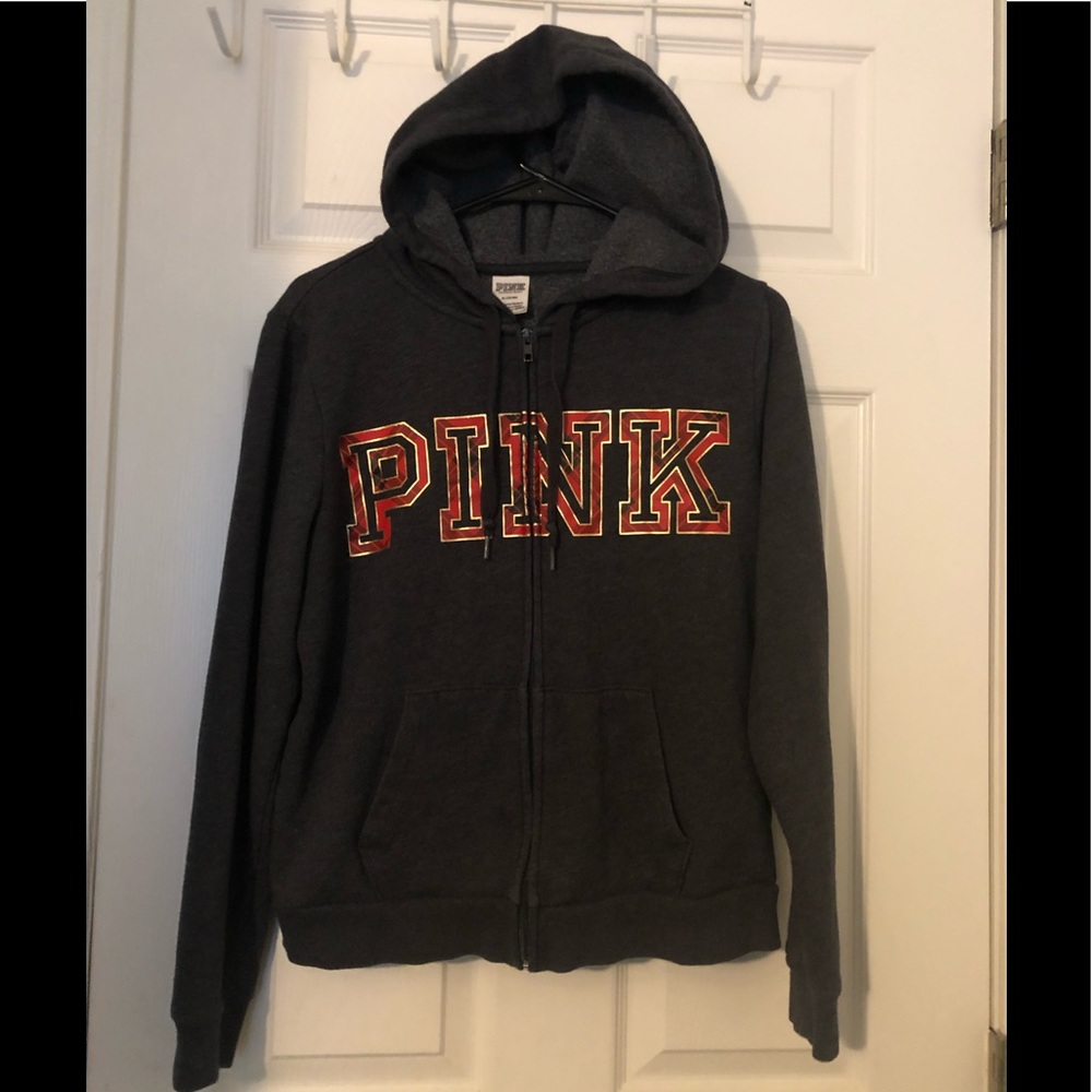 VS/Pink Zip-up with Hood